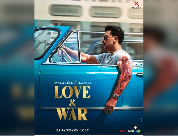 Love & War First Look: खून से सना रणबीर कपूर का लुक वायरल, 21 जनवरी 2027 को रिलीज होगी Bhansali की फिल्म