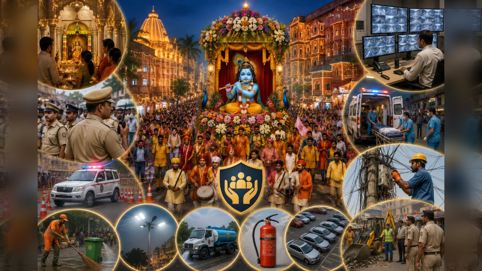जन्माष्टमी पर उमड़ेगा भक्तों का सैलाब, प्रशासन ने कस ली कमर — जानें कब और कहां से निकलेगी भव्य शोभायात्रा!