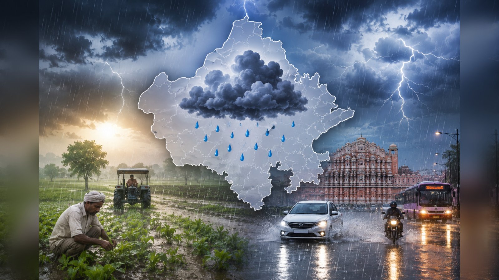 आसमान से बरसेगी राहत या मुसीबत? जयपुर-कोटा समेत इन शहरों में झमाझम बारिश का अलर्ट, जानें कब से बदलेगा मौसम