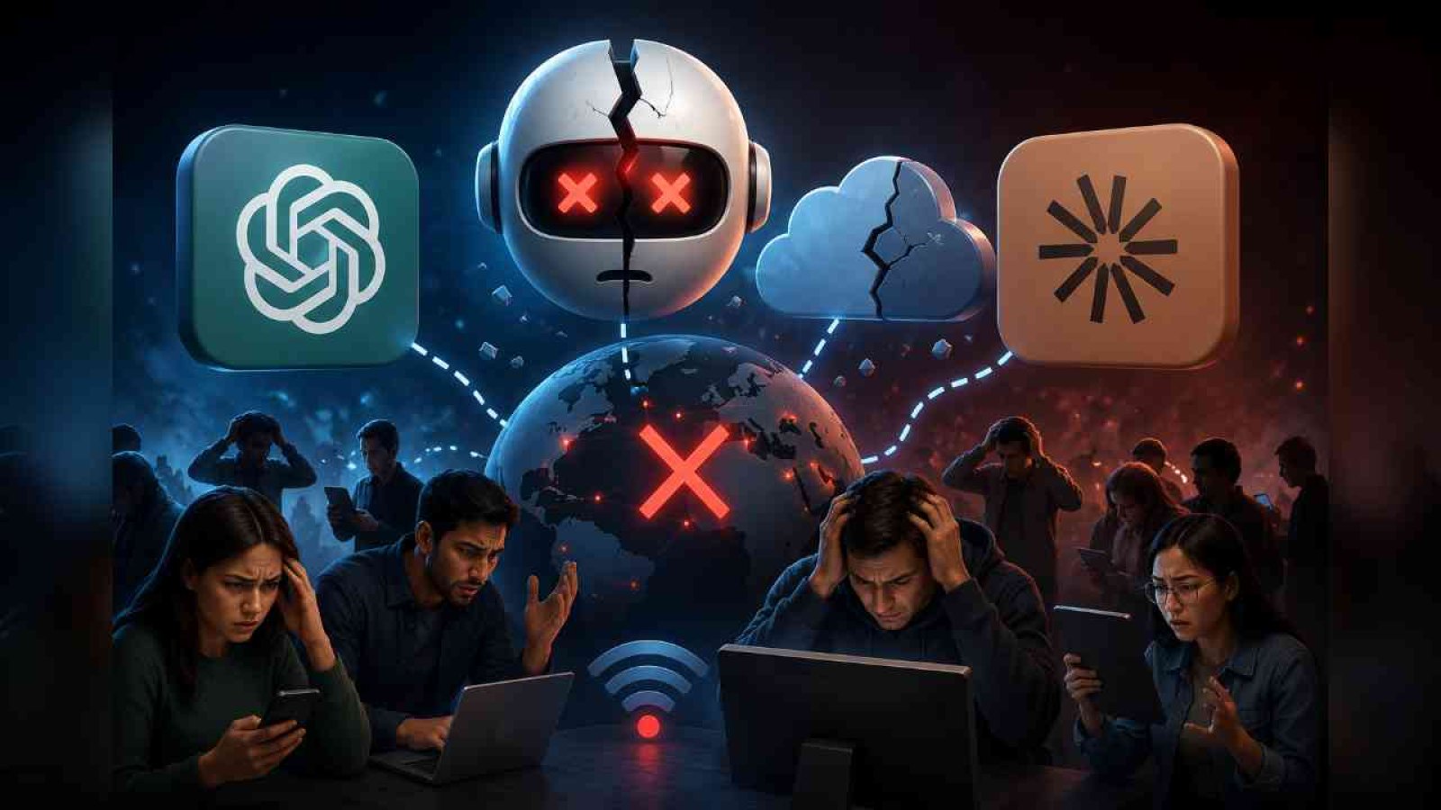 AI की दुनिया में अचानक ब्रेक! ChatGPT-Cloud ठप, हजारों यूजर्स परेशान