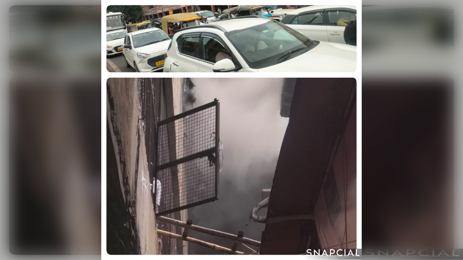 सुबह-सुबह धू-धू कर जला बाजार, चूड़ी-कपड़ों की दुकानों से उठे शोलों ने मचाई दहशत