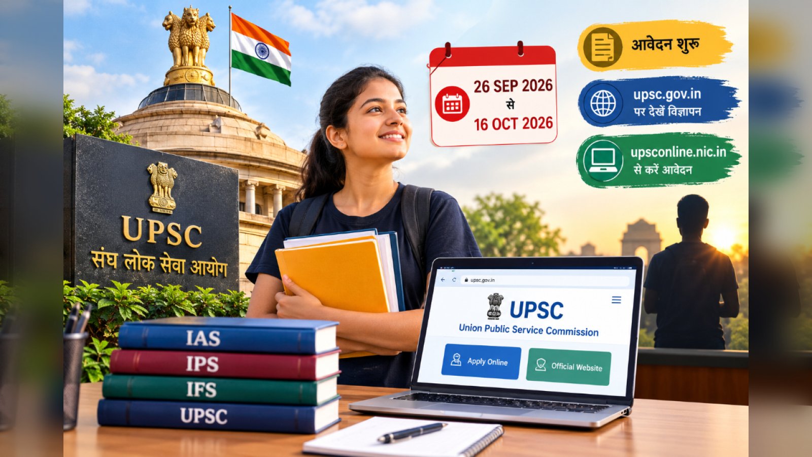 सरकारी नौकरी का सुनहरा मौका! UPSC ने निकाली बंपर भर्ती, 16 अक्टूबर तक करें अप्लाई