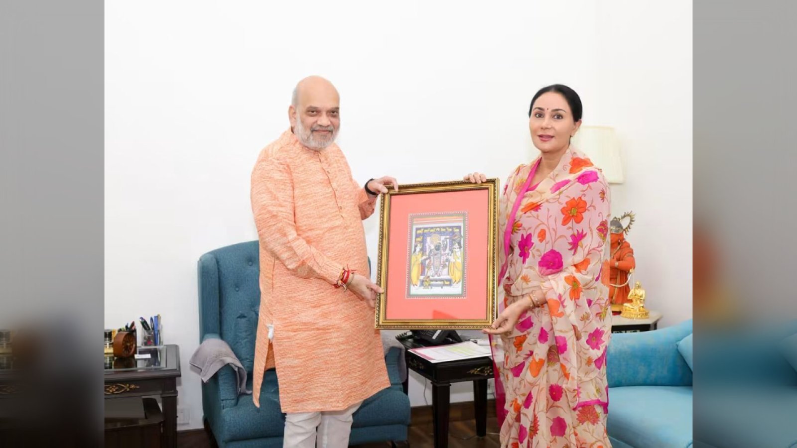 डिप्टी CM दीया कुमारी ने अमित शाह से की मुलाकात, राजस्थान के मुद्दों पर हुई चर्चा
