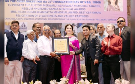 Braille Newspaper अब हर हफ्ते: Nita Ambani की पहल पर दृष्टिबाधितों के लिए हिंदी-मराठी अखबार हुआ Weekly