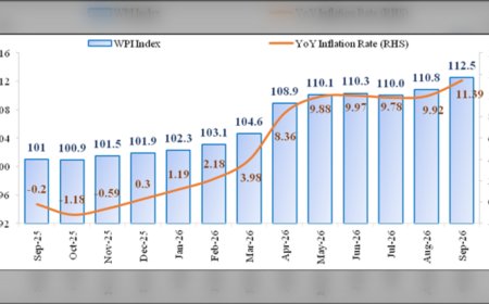 Wholesale Inflation सितंबर में बढ़कर 11.39%: Fuel और Manufactured Products ने बढ़ाया दबाव