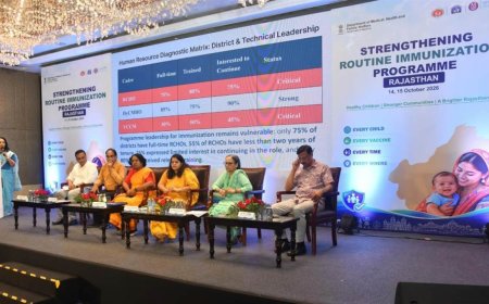 जयपुर में NHM-UNICEF की कार्यशाला: मातृ-शिशु स्वास्थ्य सेवाओं और HPV Vaccination को मजबूत बनाने पर मंथन