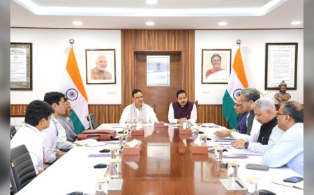 CM Bhajanlal Sharma ने दिल्ली में प्रल्हाद जोशी और सी आर पाटिल से की मुलाकात, Water Projects और Renewable Energy पर चर्चा