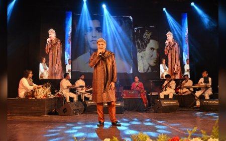 मेघा रे मेघा रे... Jaipur में Suresh Wadkar के सुरों की बरसात, Pt. Tarun Bhattacharya को Nolakha Srijan Award