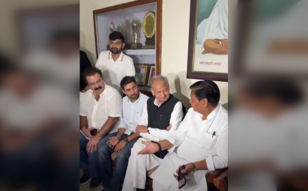 Ashok Gehlot Viral Video: पूर्व CM का "बिना लड़े" वाला बयान चर्चा में, कांग्रेस नेता सी. पी. यादव से बातचीत का क्लिप