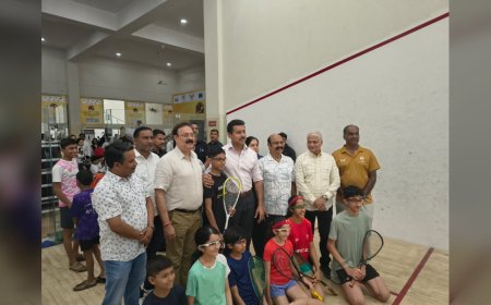 SMS Stadium में बनेगा All-Glass Squash Court: खेलमंत्री Rajyavardhan Singh Rathore की घोषणा