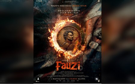 प्रभास के जन्मदिन पर 'फौजी' का नया Poster रिलीज, 'फाइल नंबर 025' से बढ़ा रहस्य, 3 दिसंबर को रिलीज