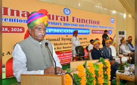 पशुपालन ग्रामीण अर्थव्यवस्था का बड़ा आधार, Veterinary Medicine में अग्रणी बने राजस्थान: राज्यपाल बागडे