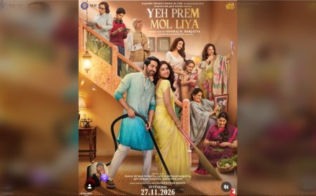 Yeh Prem Mol Liya Release Date: 27 नवंबर 2026 को सिनेमाघरों में आएगी Sooraj Barjatya की फिल्म