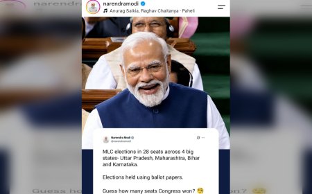 MLC Election Results 2026: PM Modi की X पोस्ट "Guess how many seats Congress won?" से गरमाई सियासत