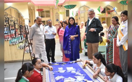 The Palace School की Silver Jubilee 'गुलाबी रजत': Jaipur की Heritage, Art और भविष्य की दिखी झलक