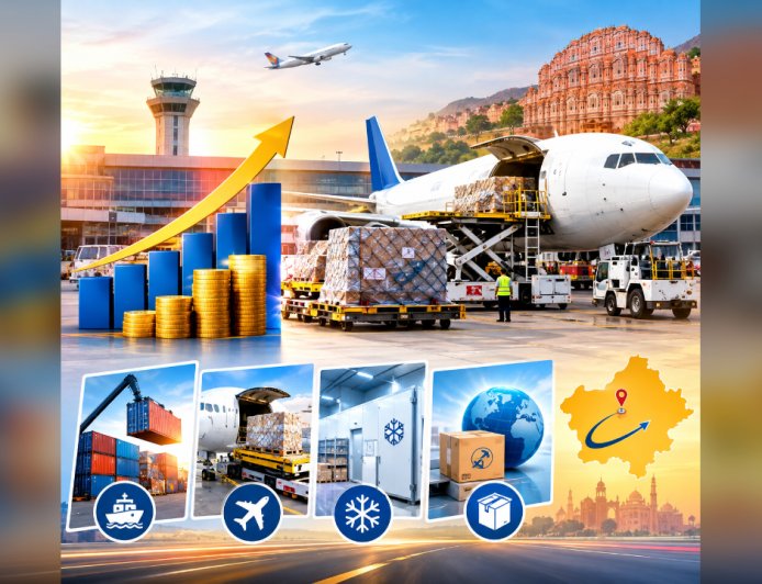 Jaipur Air Cargo Complex ने बनाया 47 साल का रिकॉर्ड: सितंबर में सबसे बड़ा मासिक कारोबार, ₹2,776 करोड़ का माल गया-आया