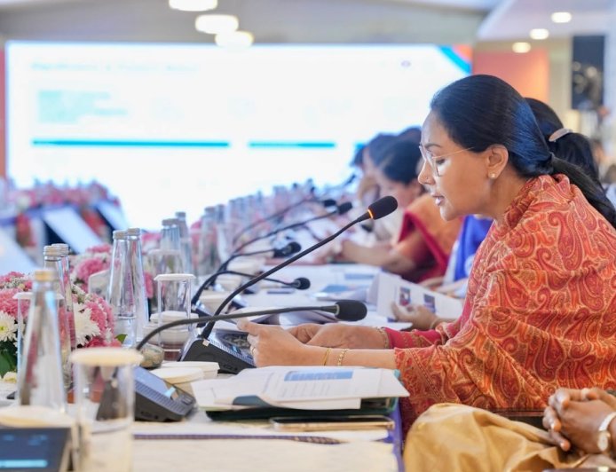 Diya Kumari ने दिल्ली में रखा Rajasthan का पक्ष, Beti Bachao Beti Padhao और Mahila Shashaktikaran Kendra की उपलब्धियां कीं साझा