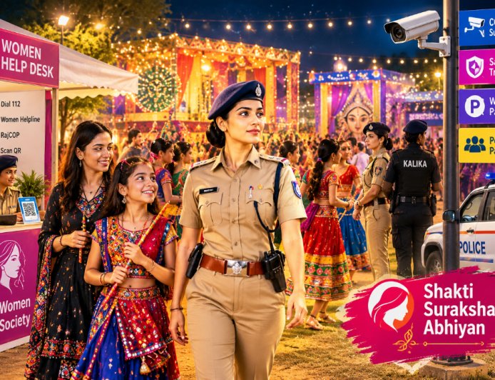 Shakti Suraksha Abhiyan: नवरात्रि में गरबा-डांडिया स्थलों पर Rajasthan Police की Kalika Patrolling Team, डिकॉय ऑपरेशन से होगी कार्रवाई