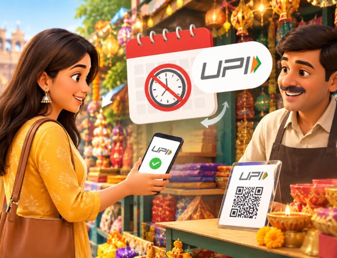 UPI Payment पर 0.4% MDR का फैसला दीपावली तक टला, NPCI ने त्योहारी सीजन में दी राहत
