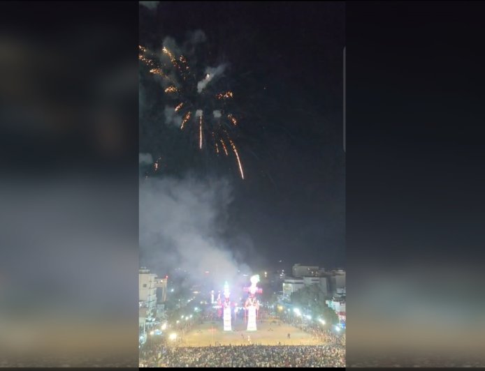 Jaipur Dussehra 2026: आदर्श नगर में 105 फीट और विद्याधर नगर में 120 फीट के Ravan का दहन