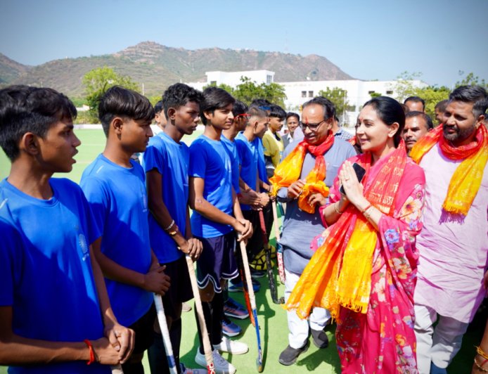 अजमेर में 37वीं अखिल भारतीय Hockey Tournament का आगाज़: उपमुख्यमंत्री दिया कुमारी बोलीं, खेलों से निखरती है प्रतिभा