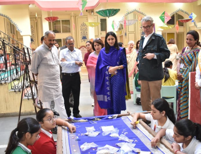 The Palace School की Silver Jubilee 'गुलाबी रजत': Jaipur की Heritage, Art और भविष्य की दिखी झलक