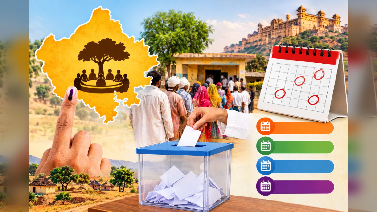 Panchayat Election 2026: जयपुर के गांवों में 4 चरणों में बजेगा चुनावी बिगुल, जानिए आपके इलाके में किस दिन पड़ेंगे वोट