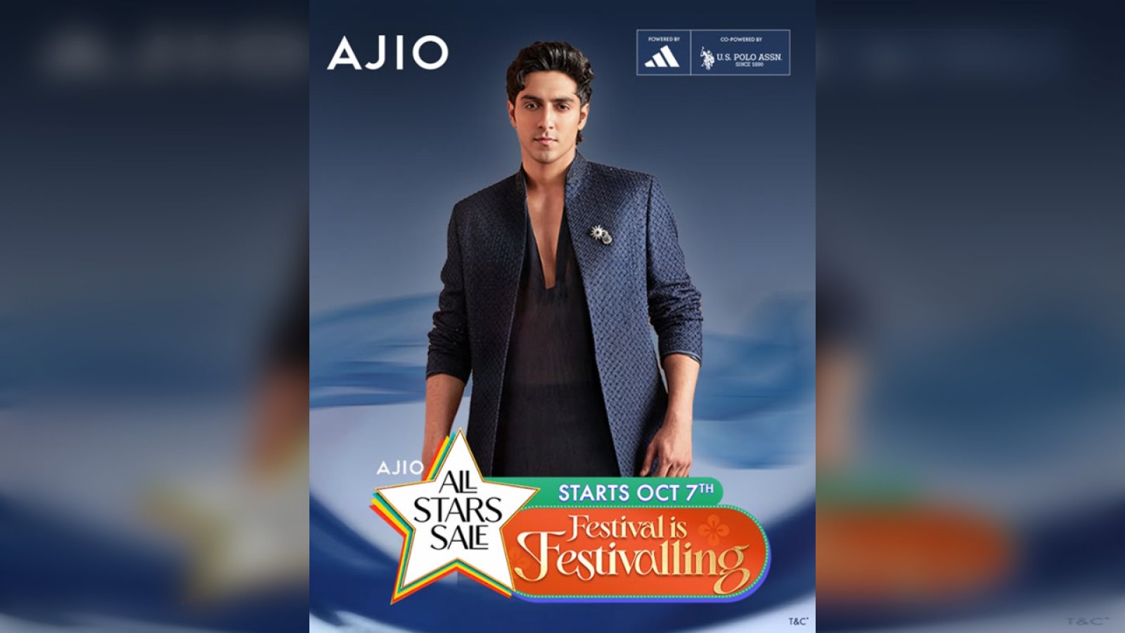 Ahaan Panday बने AJIO का नया चेहरा, 7 अक्टूबर से शुरू होगी All Stars Sale