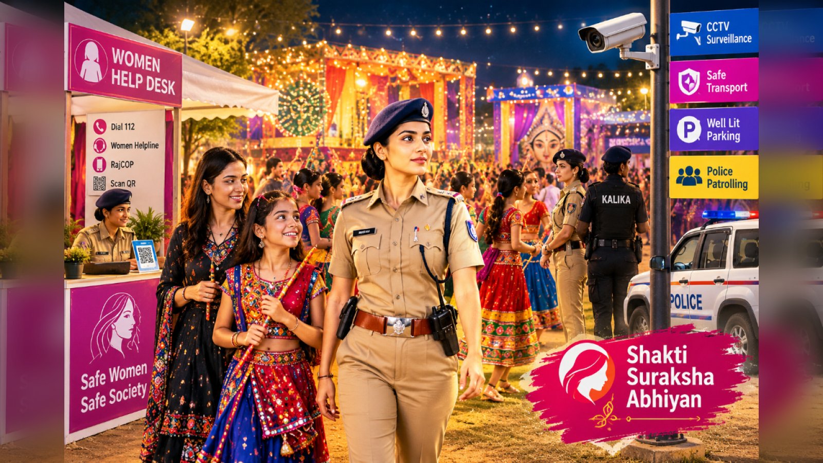 Shakti Suraksha Abhiyan: नवरात्रि में गरबा-डांडिया स्थलों पर Rajasthan Police की Kalika Patrolling Team, डिकॉय ऑपरेशन से होगी कार्रवाई