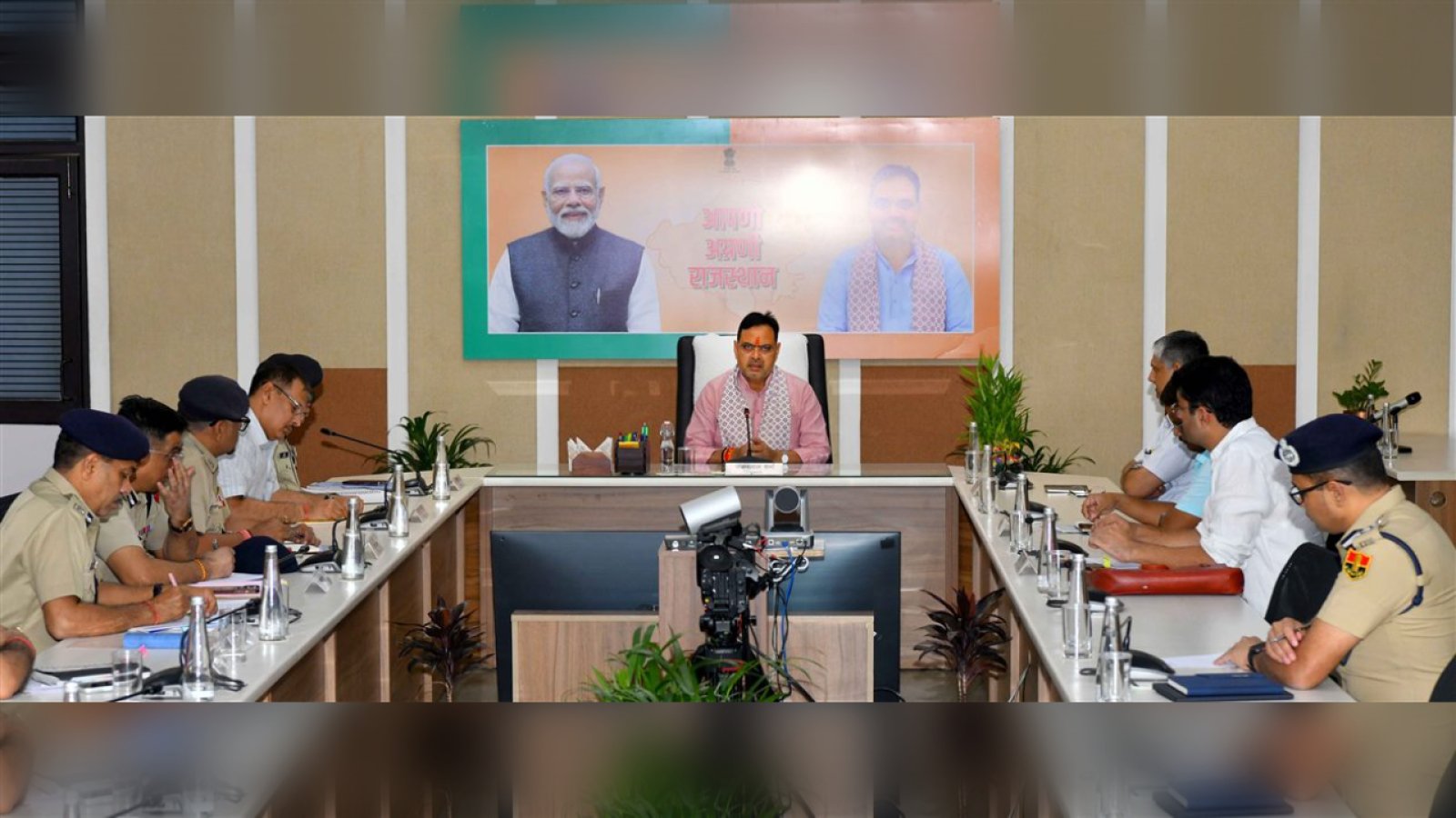 CM Bhajanlal Sharma का Law and Order पर सख्त रुख: 1 पुलिस अधिकारी निलंबित, 6 APO, 2 को हटाया
