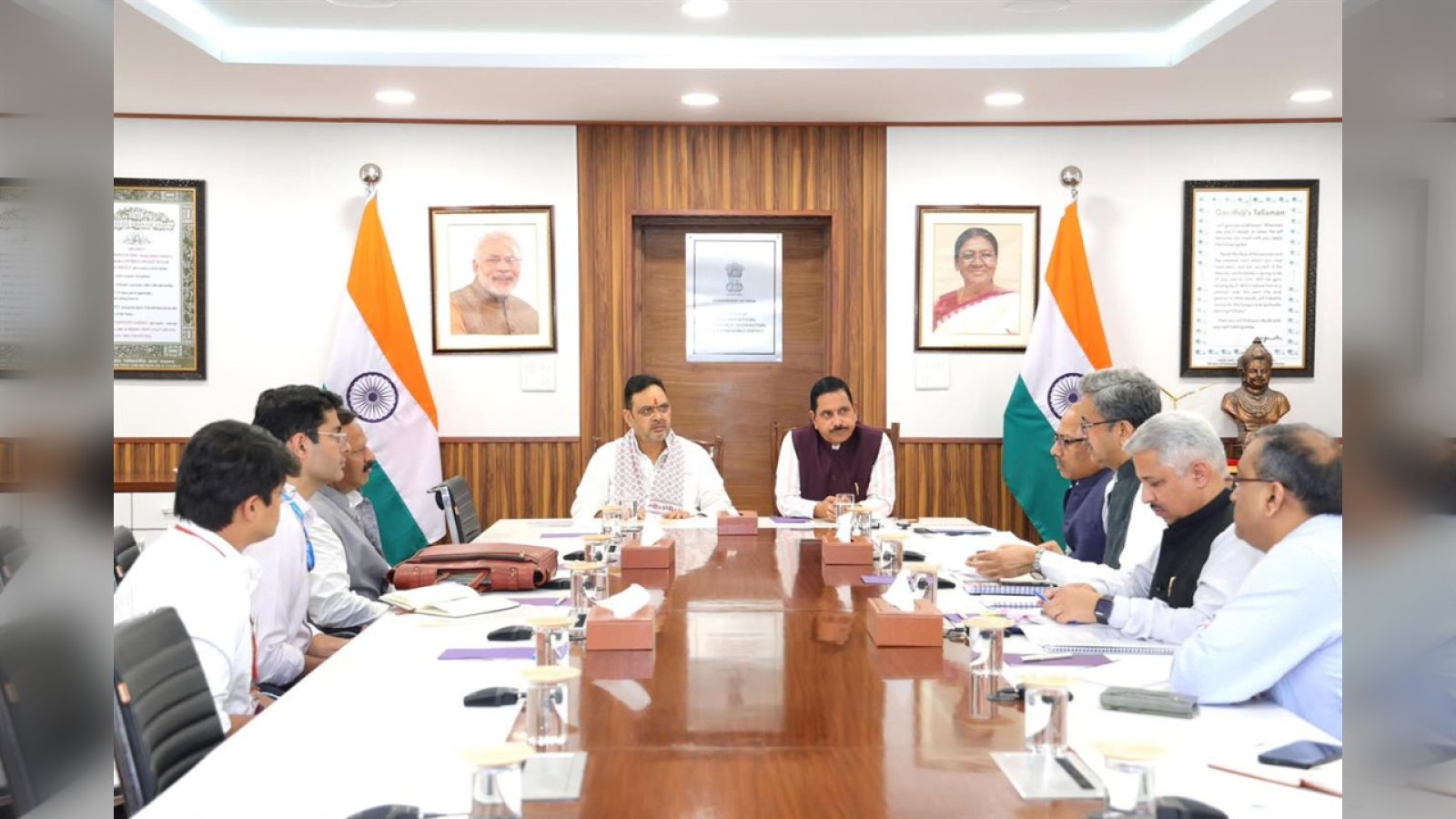CM Bhajanlal Sharma ने दिल्ली में प्रल्हाद जोशी और सी आर पाटिल से की मुलाकात, Water Projects और Renewable Energy पर चर्चा