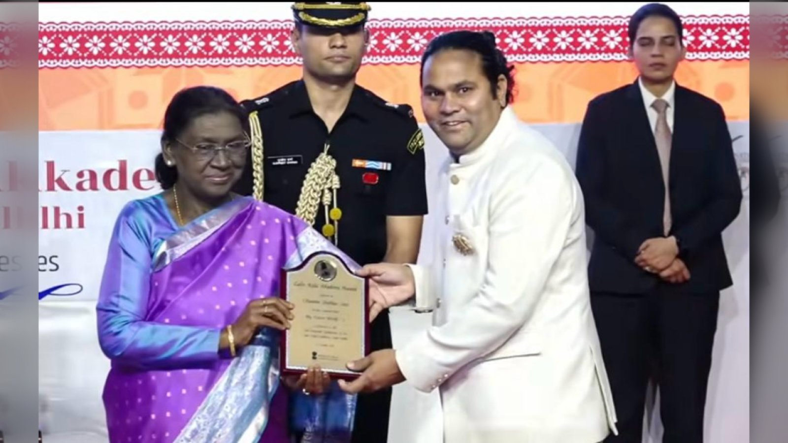 Rajasthan के Chandrashekhar Sain को 65वीं National Art Exhibition में National Award, Terracotta कृति 'My Entire World – I' सम्मानित