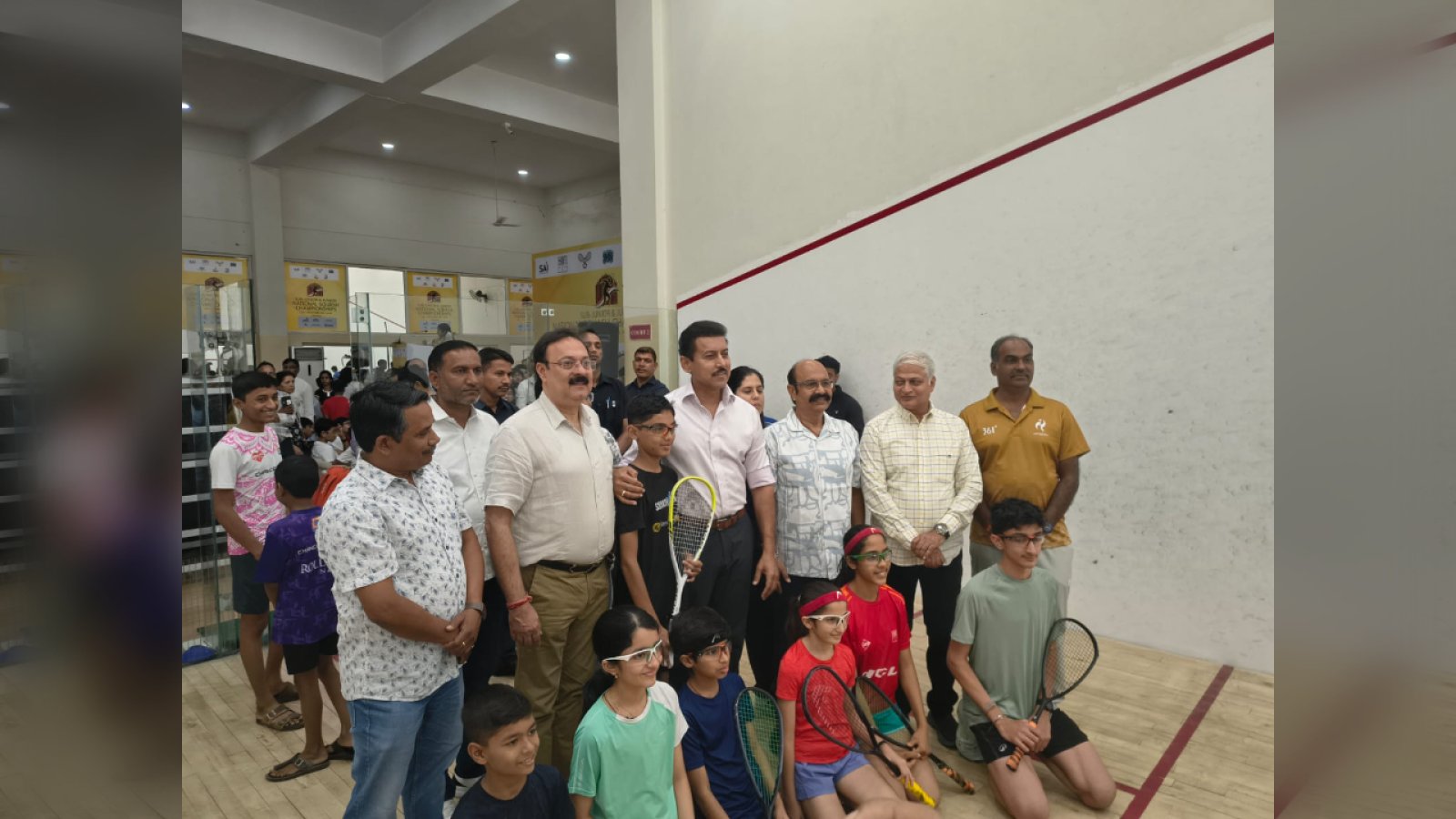 SMS Stadium में बनेगा All-Glass Squash Court: खेलमंत्री Rajyavardhan Singh Rathore की घोषणा