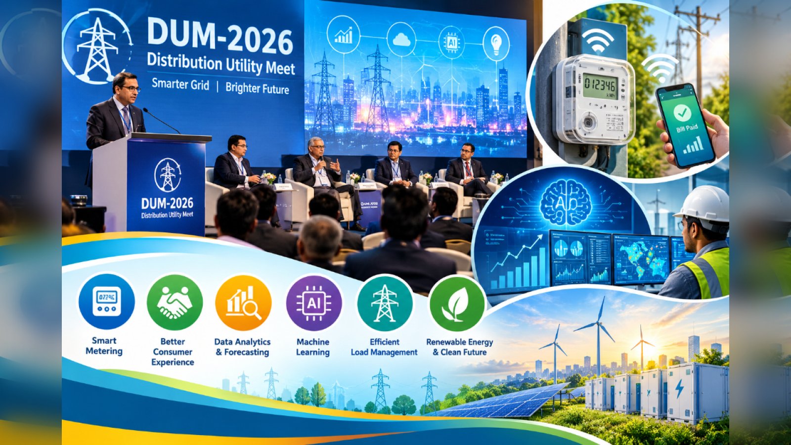 DUM-2026 Jaipur: Smart Metering और Data Analytics से बेहतर होगी बिजली वितरण व्यवस्था